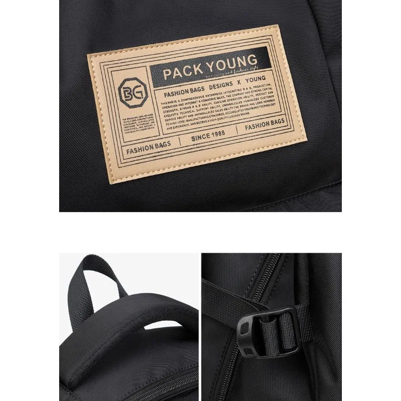 2024 Schoolbags College Students High School Students Girls Boys Backpacks Minimalist Load Reduction Large Capacity Backpacks