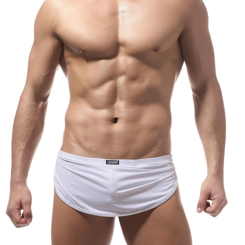 CLEVER-MENMODE Lounge Pajama Sleep Bottoms Men's Sexy Underwear Shorts Boxers Casual Home Side Split Loose Pajama Bottoms Boxers - 4