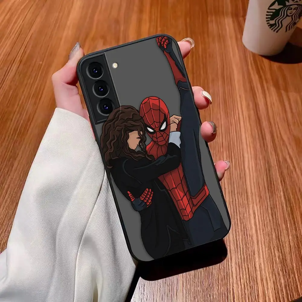 thumbnail image 1 of Matte Case for Samsung Galaxy S23 S22 S21 S20 S10 4G S9 Plus ULTRA 5G LITE Case Funda Coque Shell Marvel Avengers Heros Faceless, 1 of 5
