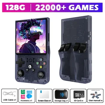 WDYQJE R36MAX Handheld Game Console Retro Portable Game Console Linux System 4 Inch IPS Screen R36 Portable Pocket Video Player 1