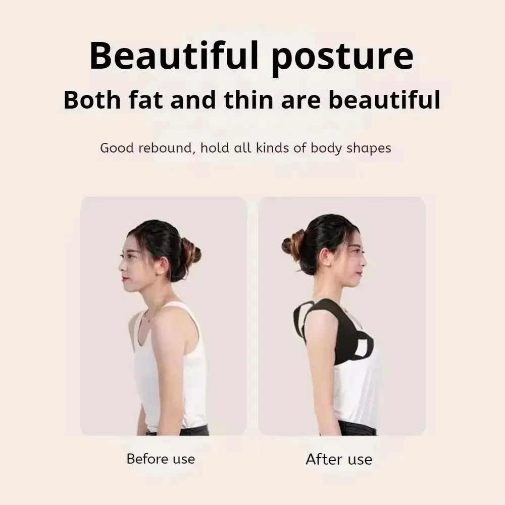 Adjustable Back Shoulder Posture Corrector Belt Clavicle Spine Support Reshape Your Body Home Office Sport Upper Back Neck Brace