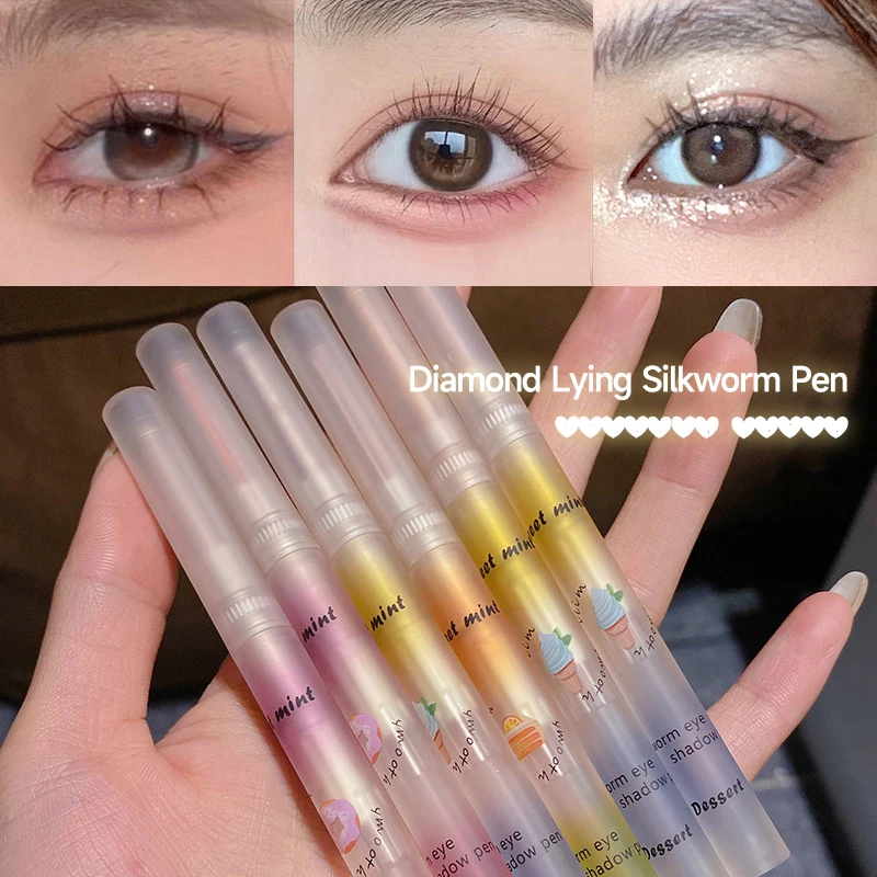 Korean Eyes Pencil Shiny Glitter Eyeshadow Pen Eyeliner Pearlescent