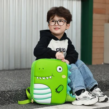 Student Backpack Girl 2023 New Cartoon Cute Boy Kindergarten Schoolbag 3-6 Year Old Children's Spine Protection Backpack 1