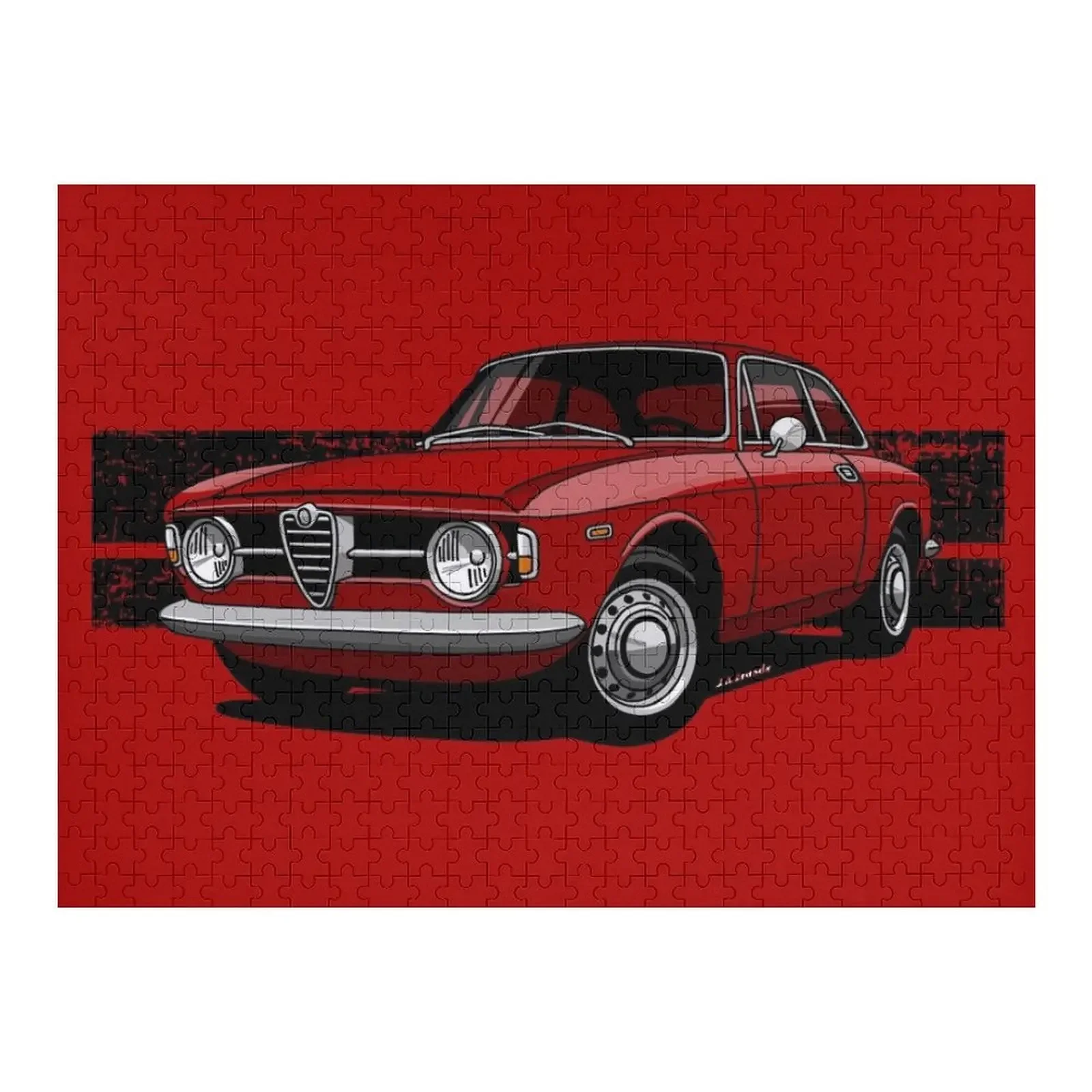 

My drawing of the classic Italian sports coupe Jigsaw Puzzle Customized Picture Adult Wooden Puzzle