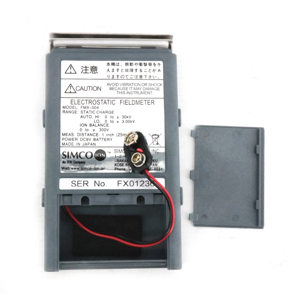 FMX-004 Hand-Held Fieldmeter Measuring Range 0-&plusmn;3.00/30KV Digital ESD Test Meter Electrostatic Field Tester