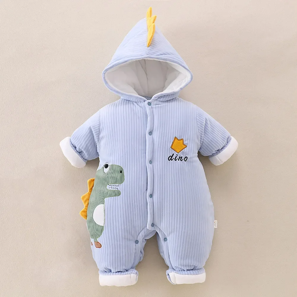 New Baby clothing Boy rompers Overalls Clothes Winter Girl Garment Thicken Warm Cotton Outerwear coat jacket kids Snow suit Wear