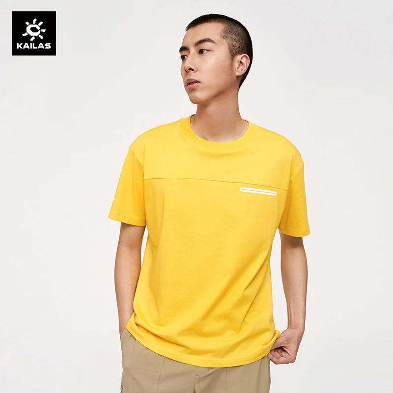 KAILAS Outdoor Sports Short Sleeve Hiking T-shirt Men Summer Mountaineering O-Neck Top Functional Tee Climbing Clothes KG2117501
