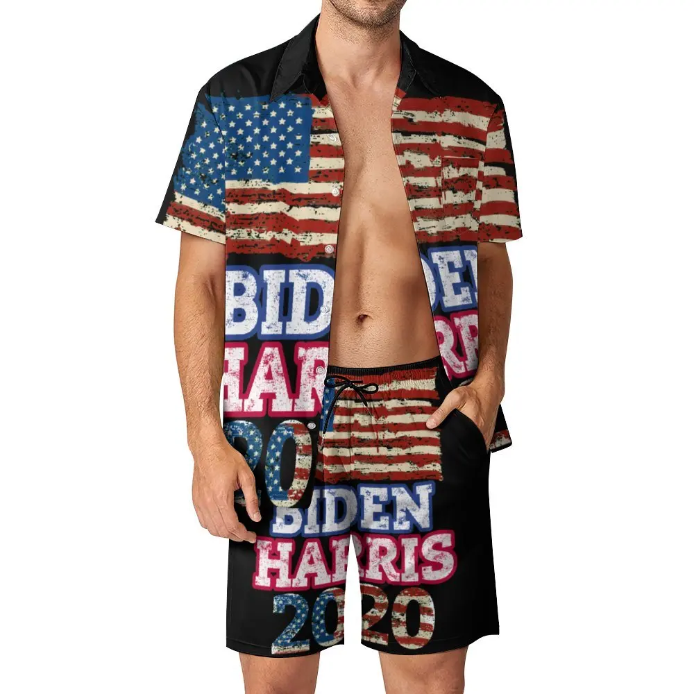 

Men's Beach Suit Biden-Harris-Joe-Biden-Kamala-Harris-Biden 2 Pieces Coordinates High Grade Going Out Creative