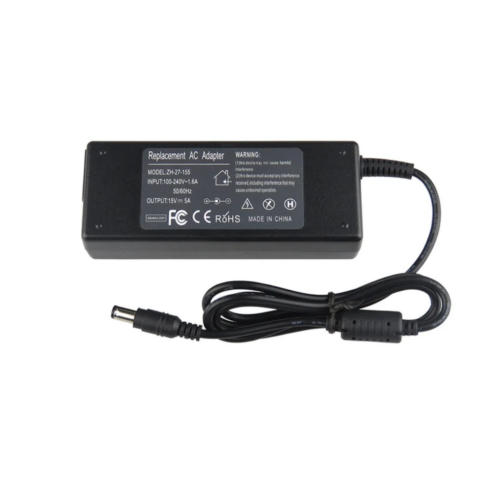 Carregador ac para Toshiba Pa3755u1aca Pa3283u5aca Pa3469u-1aca 15v 5a 75w - Image 6