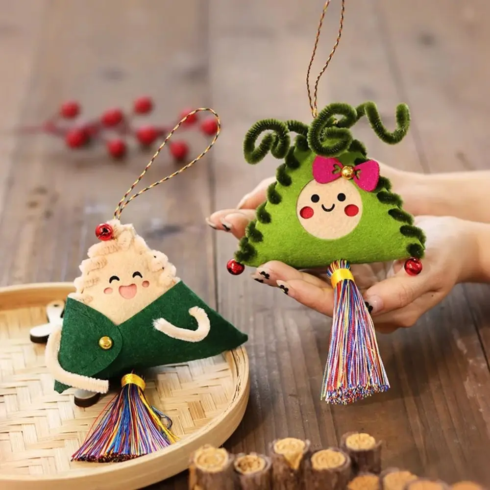 

Felt Dragon Boat Festival Sachet Materials Package Chinese Style Lucky Bag Hand-Diy Decorative Chinese Style DIY Toy Home Decor