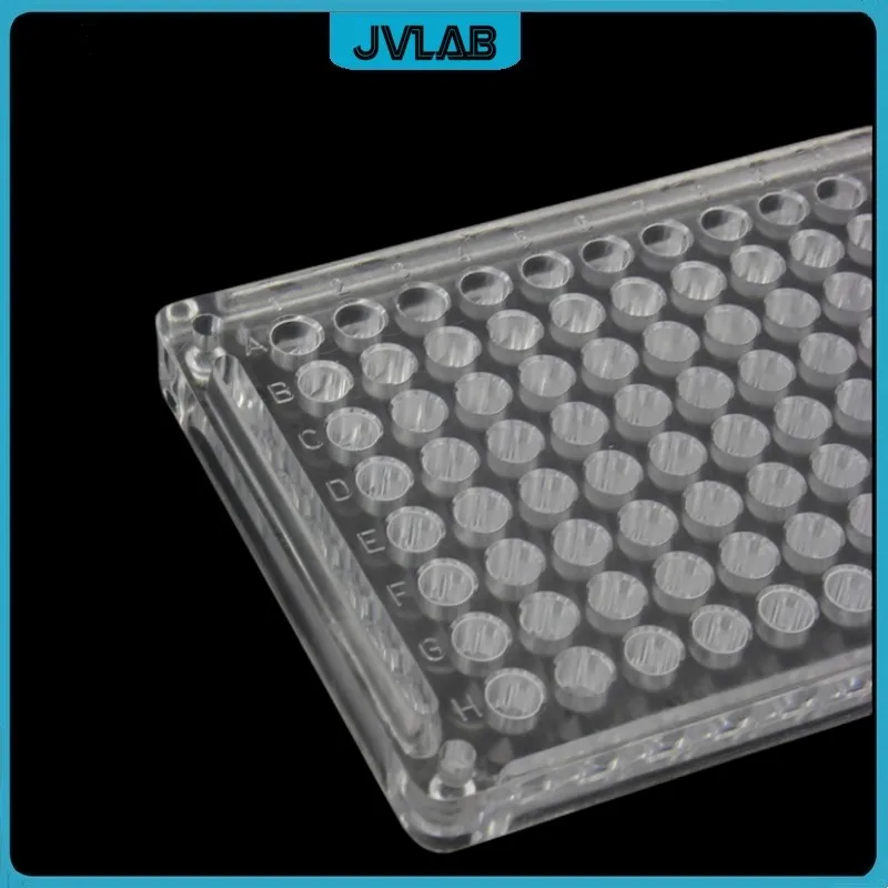 Plexiglass Hemagglutination Plate 96 Wells Acrylic Blood Clotting Board PMMA Plate V-shape U-shape 90 / 110 Degree 1 EA