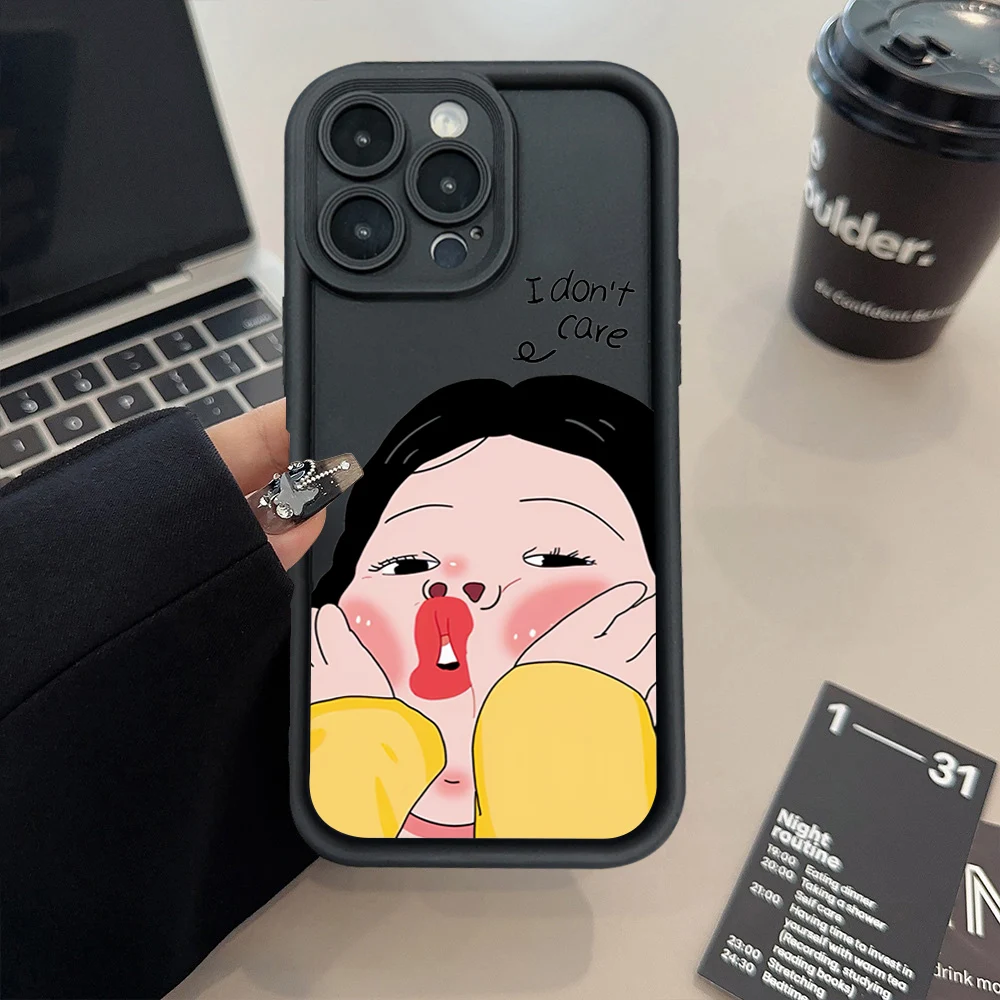 Cute Silicone Phone Case For Iphone Shockproof Soft Bumper Cover_voghion.com