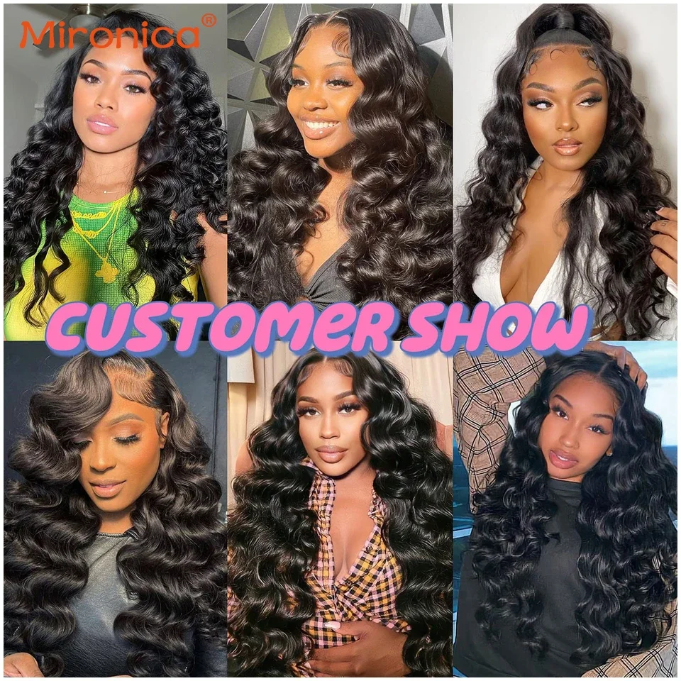 Loose Wave Bundles 100% Human Hair Raw Double Weft Weave Virgin Hair Extensions Natural Color 1B 1 2 3 4 Loose Deep Wave Bundles 6