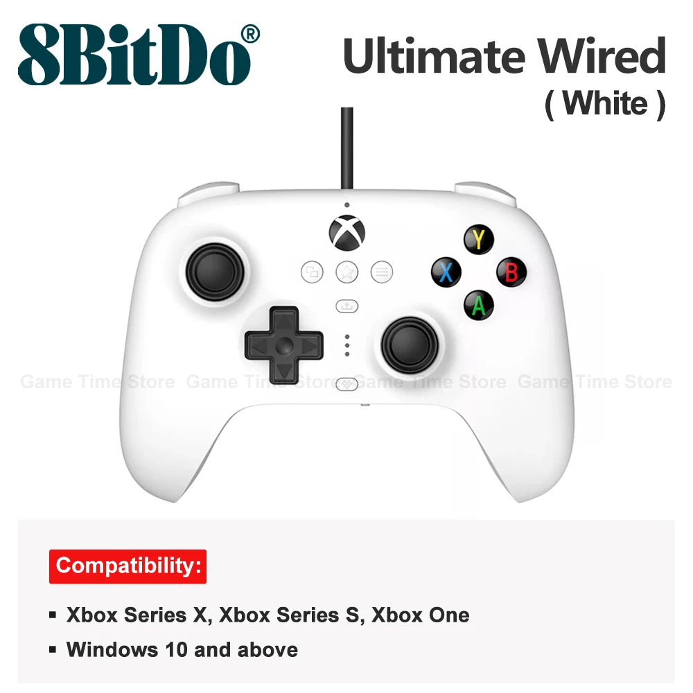 8Bitdo Ultimate Wired Gamepad Met Joystick Bedrade Controller for Xbox  Series X, Xbox Series S, Xbox One, Windows 10 And Above