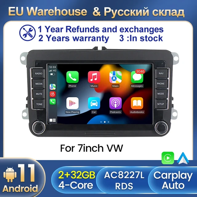 Android Car Radio For Volkswagen/VW/Golf/Passat/B7/B6/Skoda/Seat.