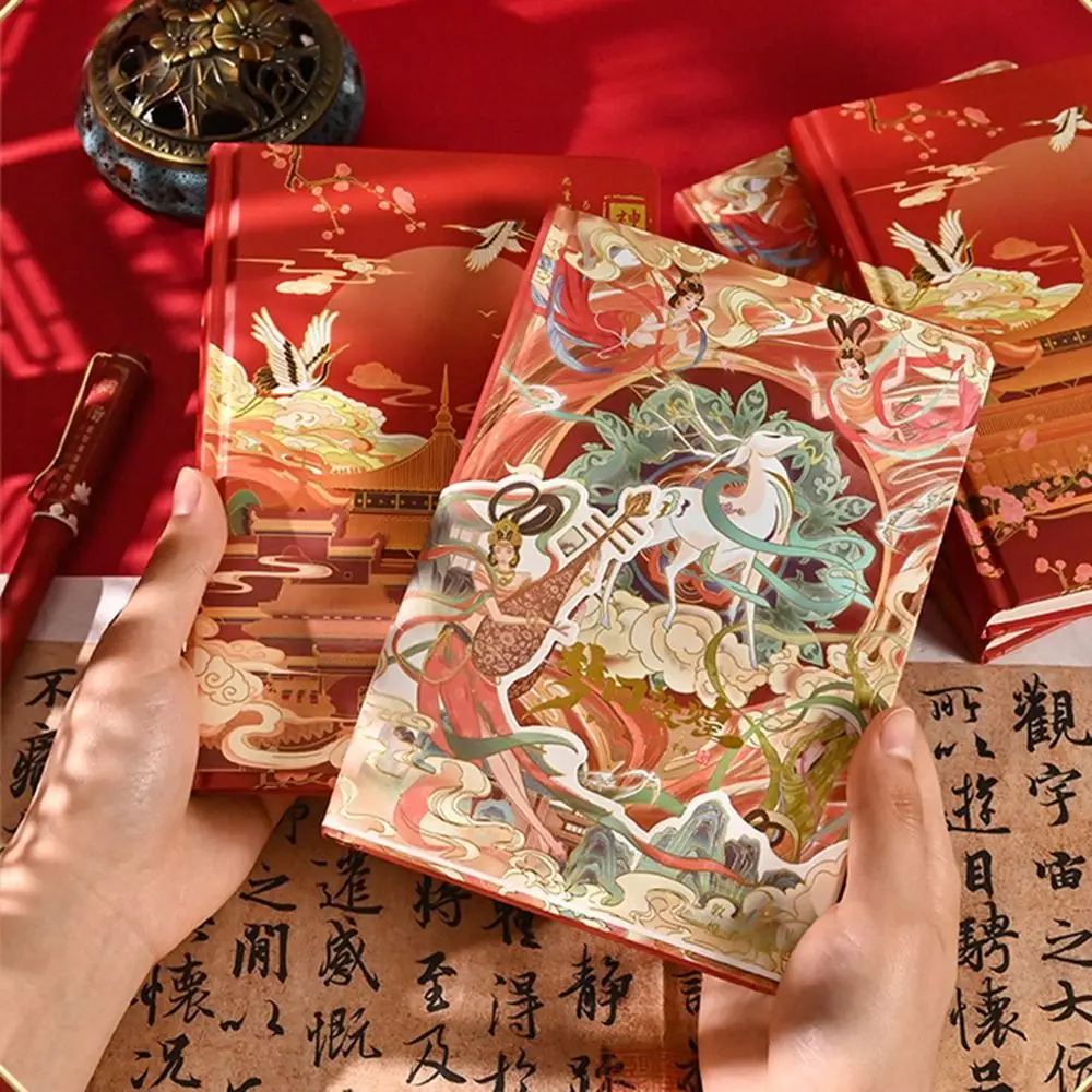 

Colorful Page Chinese Style Notebook Notepad Antiquities Beautiful Diary Book Journal Creative Scrapbook Students