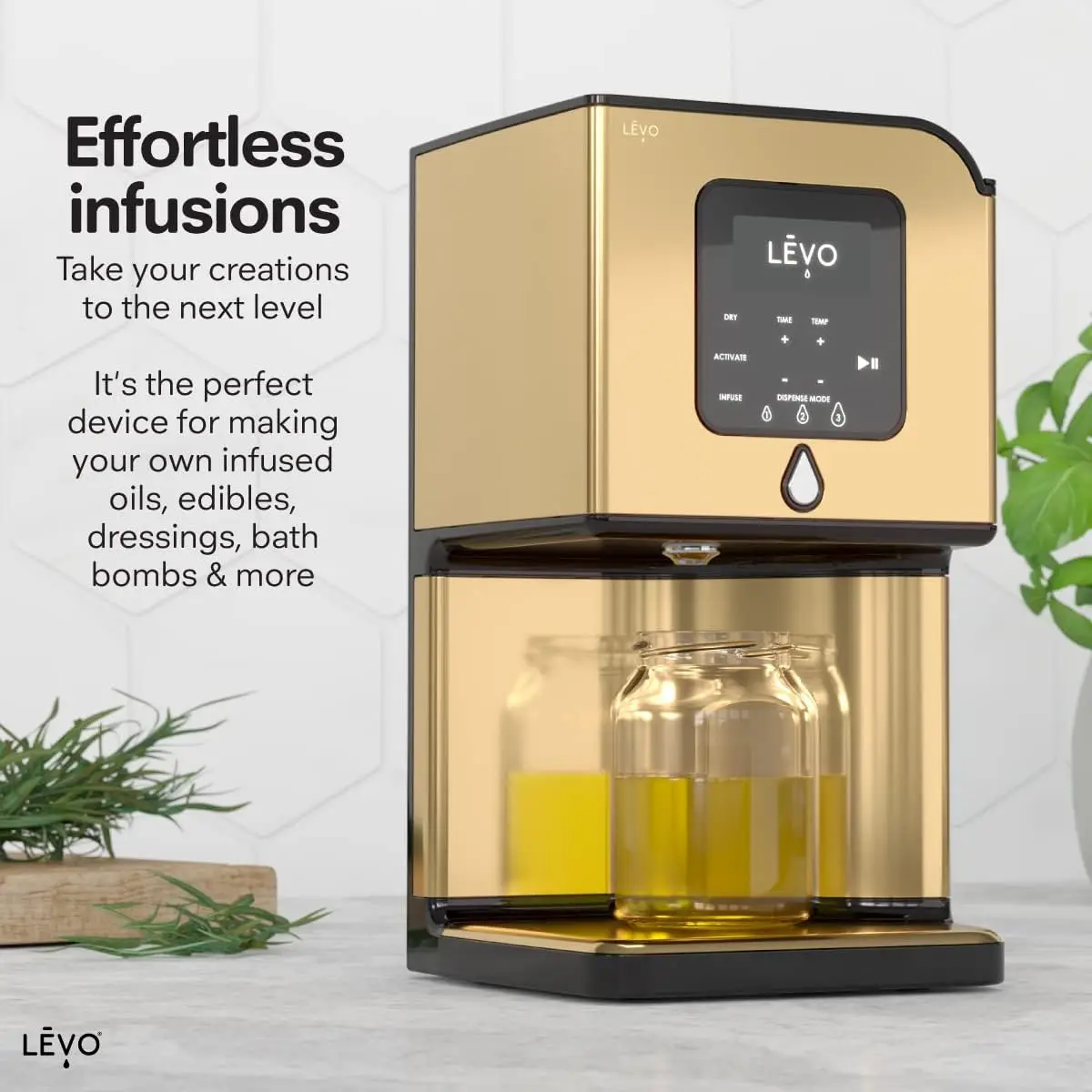 Lux Premium Herbal Oil Infusion Machine Botanical Extractor Herb Dryer Decarboxylator & Oil Infuser Gourmet Edible Infusion 3