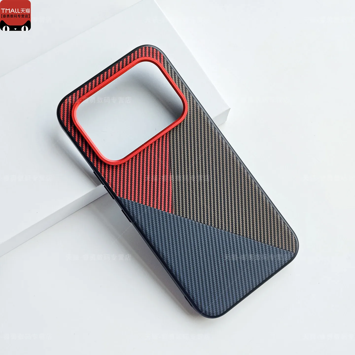 Stylish Geometric Texture Leather Silicone Case - Fingerprint-Resistant Shell