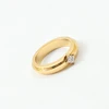 High End PVD Fashion Shinny Square Zirconia Stainless Steel Ring for Women Girl Daily Wear Jewelry 3