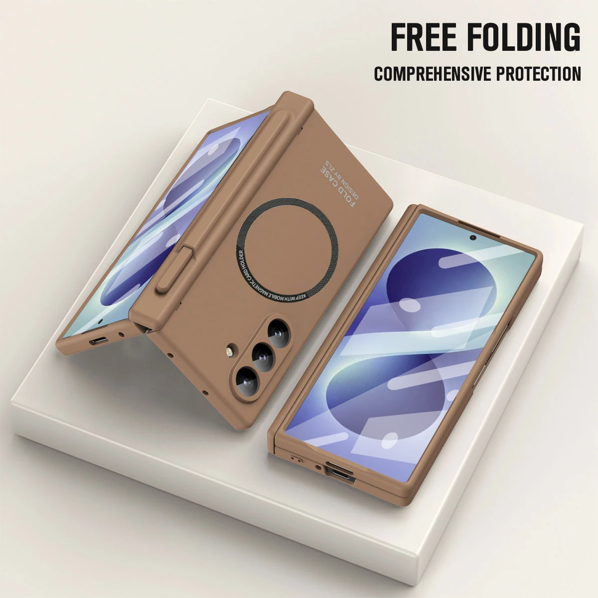 Premium 360° Hinge Case with S Pen Slot & Screen Protection
