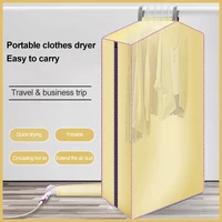 Portable Electric Clothes Dryer Folding Mini Travel Quick Drying Clothes Warm Air Baby Cloth Dryer Wardrobe Storage Cabinet 1