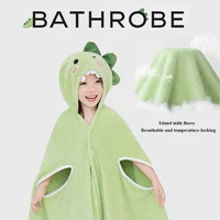Baby Hooded Bath Towels Cartoon Animal Newborn Blanket Toddler Bathrobe Swaddle Wrap Boys Girls
