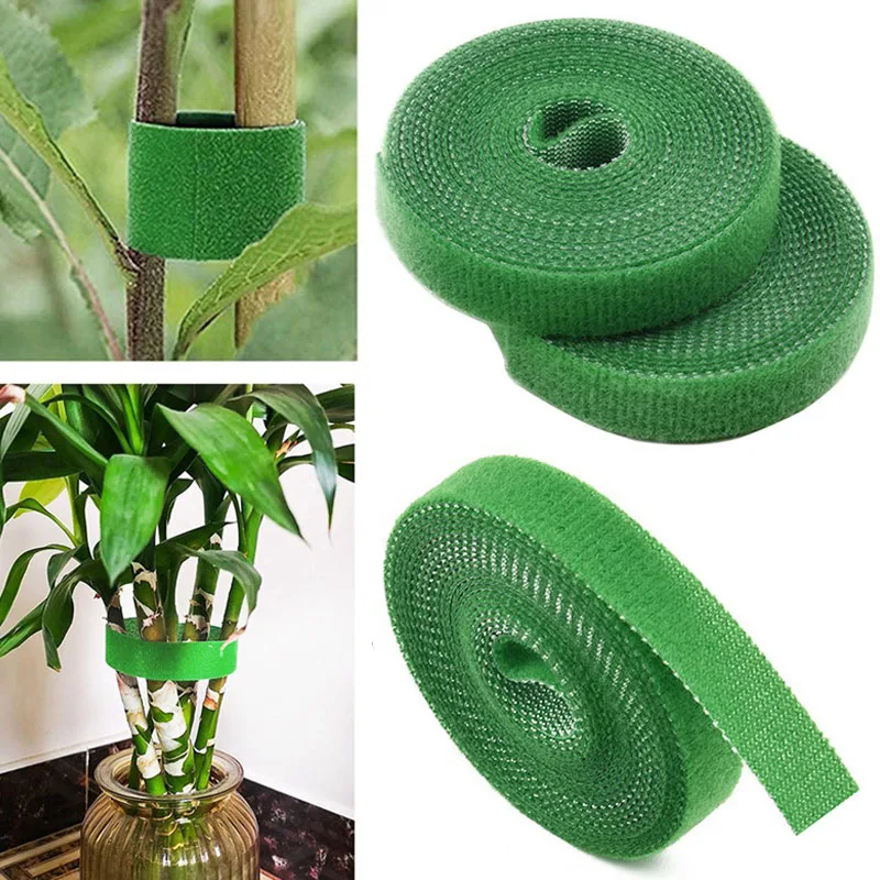 1 Roll Nylon Plant Ties Plant Bandage Hook Loop Adjustable Bandage Garden Hook Loop Bamboo Cane Wrap Support Garden Accessories 1 Roll Nylon Plant Ties Plant Bandage Hook Loop Adjustable Bandage Garden Hook Loop Bamboo Cane Wrap Support Garden Accessories