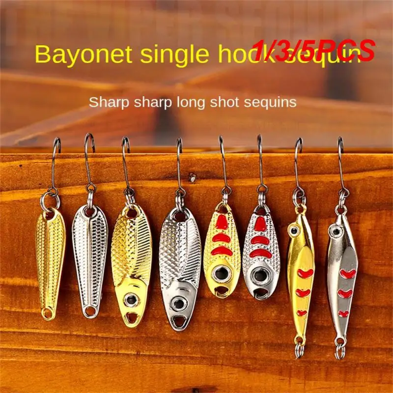 

1/3/5 шт., металлические приманки для форели