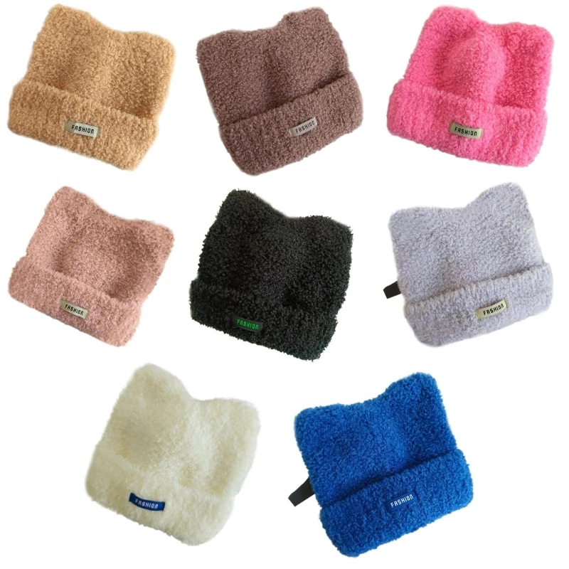 

Шляпа маленького дьявола, шапочка с кошачьими ушками, милая шапка с кошачьими ушками, шляпа с рогом дьявола, плюшевая шапка с