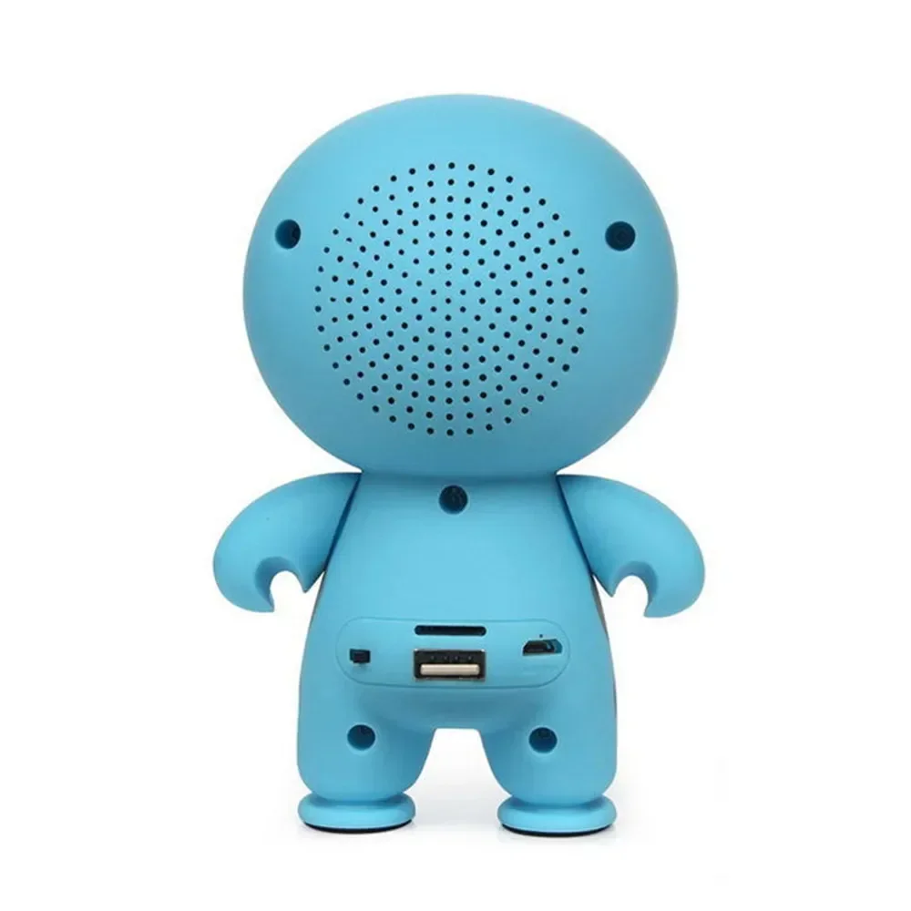 Mini Portable Speaker Cute Cartoon Baymax Smart Handfree Wireless Bluetooth with Microphone Wireless Bluetooth Speaker 6