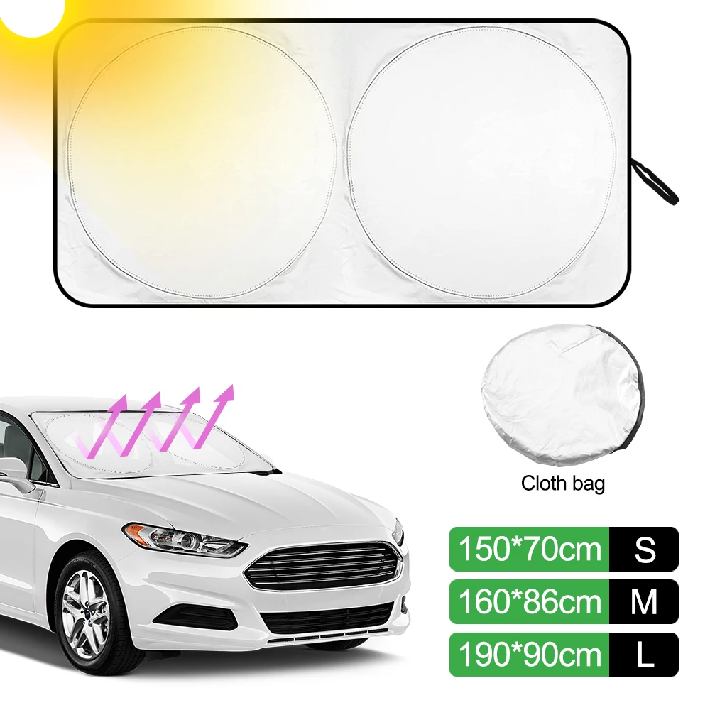 Car Shade Front Windshield UV Protection Shield Auto Styling Folding