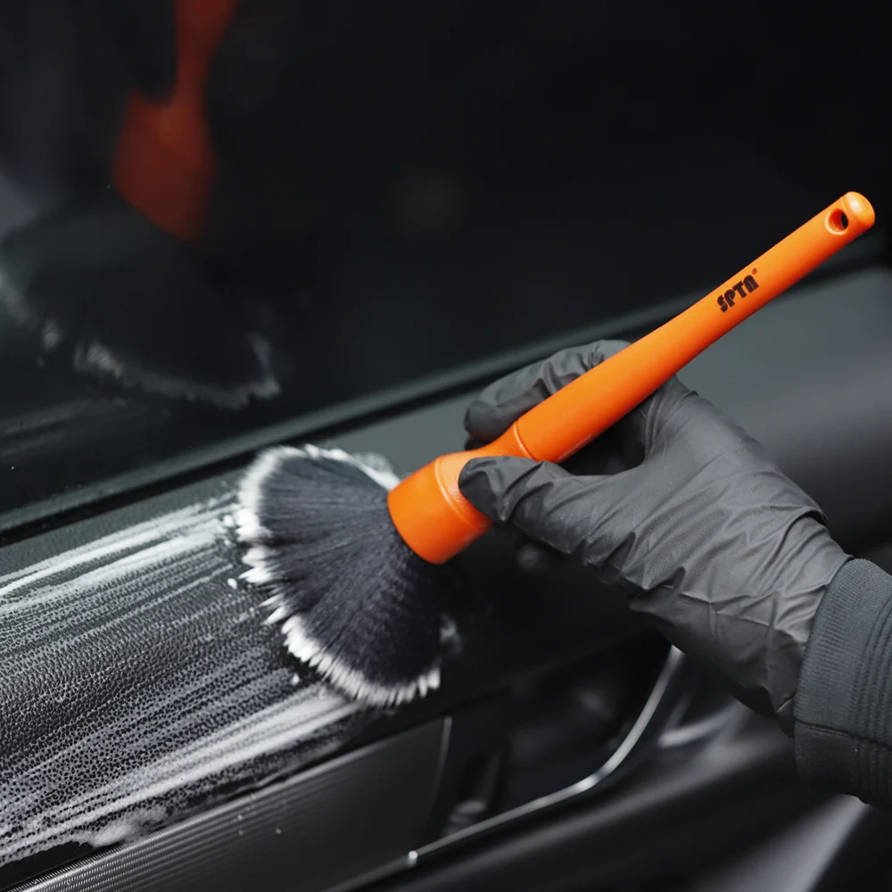 SPTA Car Detailing Brush Set Auto Detail Brush Kit for Elegant Surfaces Interior Exterior No Scratch car cleaning tool