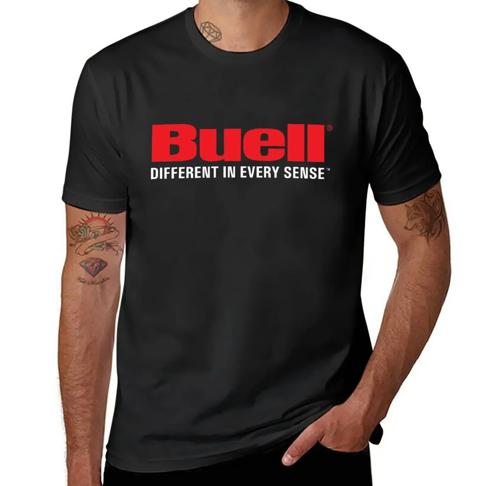 

BUELL MOTORCYCLE CLASSIC LOGO T-Shirt summer clothes cute tops kawaii clothes sweat shirts, men