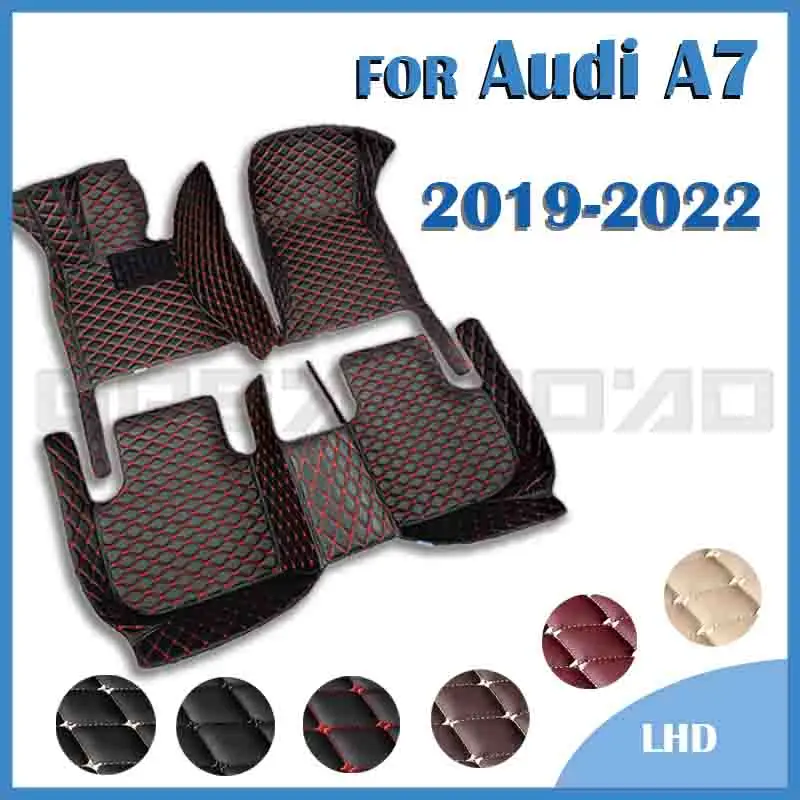 Car Floor Mats For Audi A7 2019 2020 2021 2022 Custom Auto Foot Pads