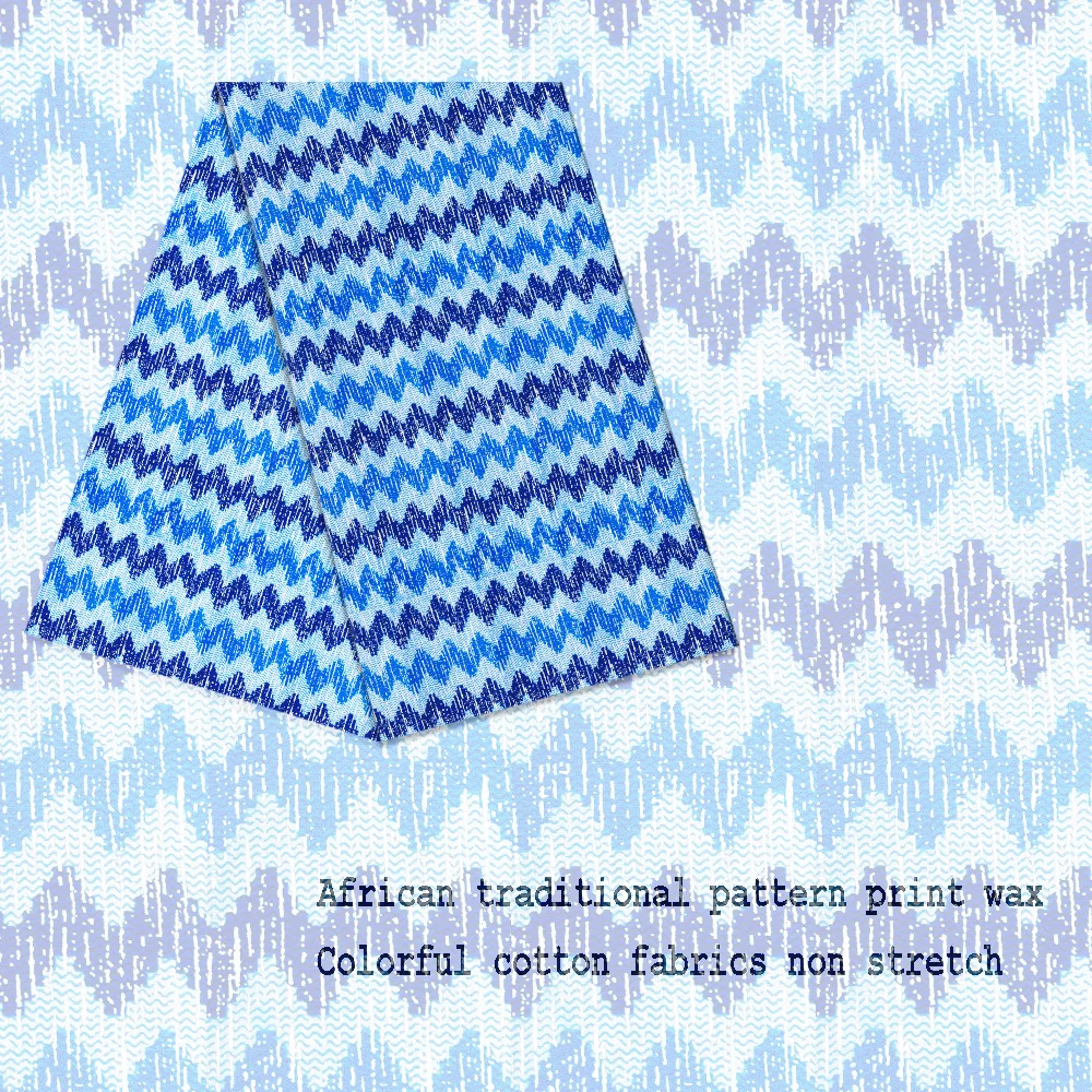 African Real Wax Ankara African Fabric Wax Printed Fabric Original High Quality Tissue Africa Cotton