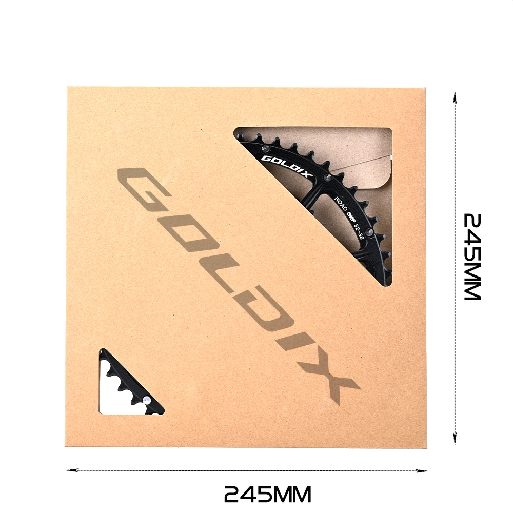 GOLDIX 53-39T 52-36T 50-34T 48-32T 46-30T Spezifikation Rennrad Kurbelgarnitur Kettenblatt passend für SHIMANO und SRAM 10 11S 12S – Detail 14