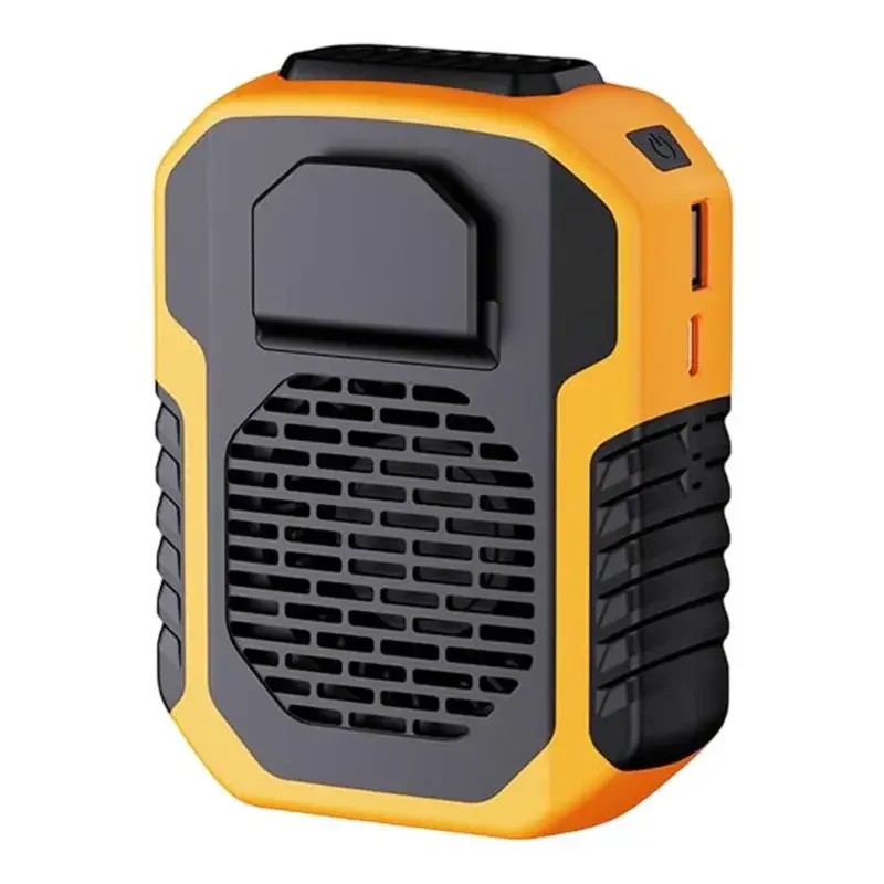 

Портативный циркуляционный мини-вентилятор с батареей 6000 мАч для использования на улице-беспроводной поясной вентилятор, зажим для ожерелья, перезаряжаемый через USB