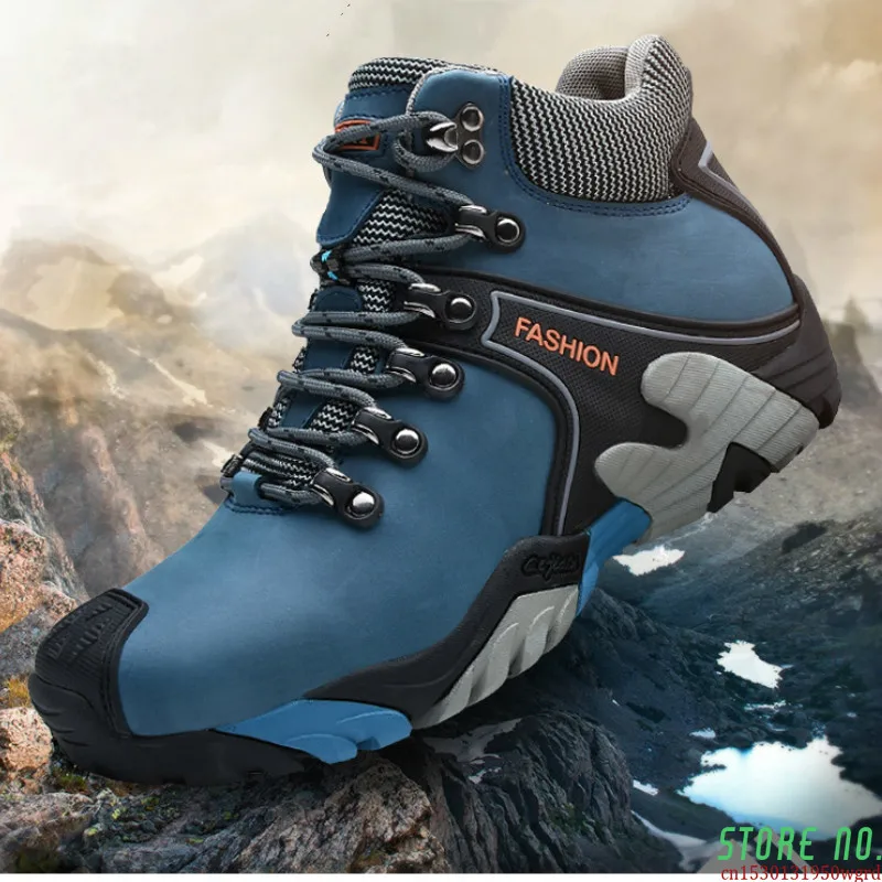 

Hiking Shoes Men Woman Winter Mountain Climbing Trekking Boots Top Quality Outdoor Fashion Casual Snow Boots Ankle Boots Plus