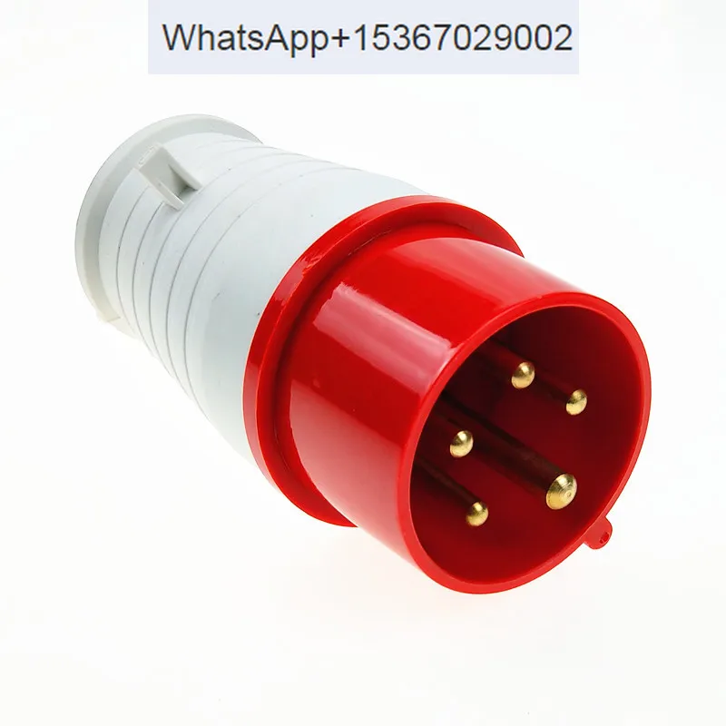 

10pcs Industrial plug 5 pin 16A/32A waterproof male and female connector 380V overhaul aviation socket