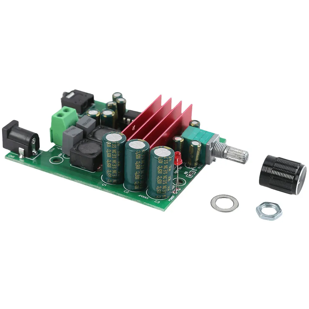 TPA3116D2 Subwoofer Digital Power Amplifier Board NE5532 OPAMP Digital Audio Amplifier Module DC 8-25V Low Distortion