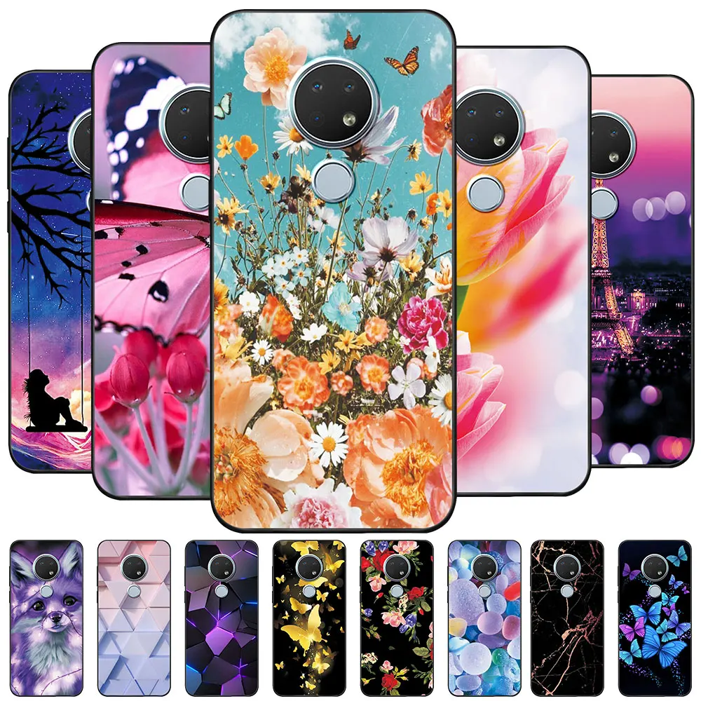 Custodia Per Nokia 6.2 7.2 Coque Tpu Soft Silicone Phone Funda Per Nokia 6.2 Ta-1200 Ta-1198 Cover Ta-1193 Ta-1178 Capa Cute Bumper