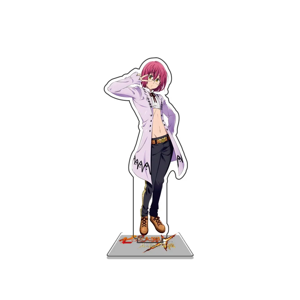 Anime Acrylic Stand Figure - The Seven Deadly Sins Character Display, 15cm Desk Decor and Gift
