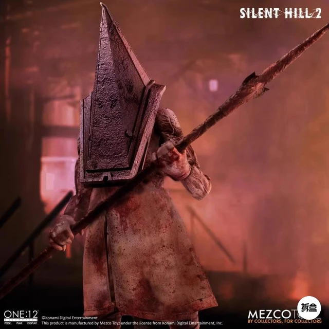 MEZCO TOYZ-Brinquedos modelo de figura de ação, Silent Hill, 2 Red Pyramid  Head Game, presentes originais, ONE:12 - AliExpress