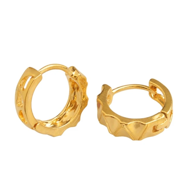 Star Enterprises Trendy Silver,Golden Ear Stud for Mens/Boys(2 Pair Ear Stud)  : Amazon.in: Jewellery