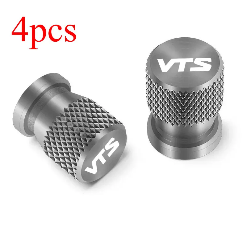 Sleek Car Wheel Tire Valve Caps with Custom Logo - Set of 4