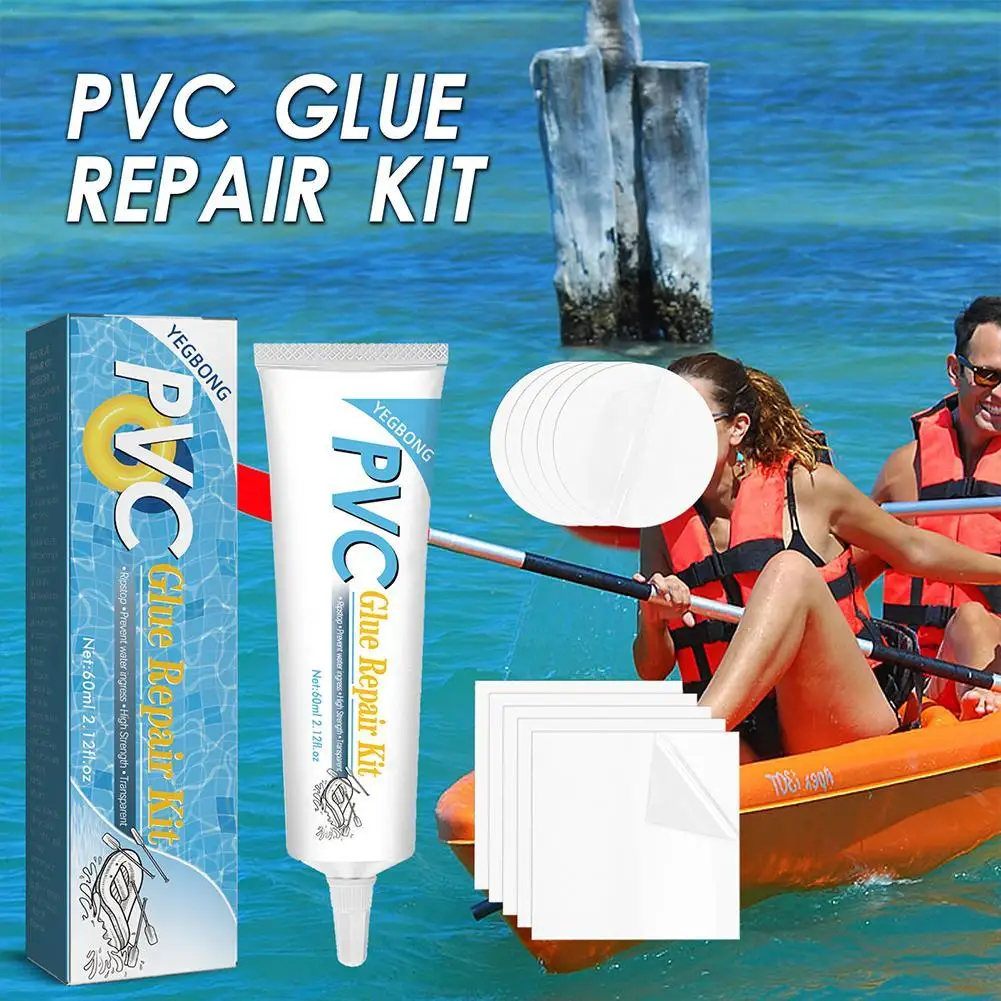 

PVC Adhesive Inflatable Boat Repair Glue Puncture Repair Patch Glue Repair Kit Kayak Patches Glue Swimming Pool Repair Accessory