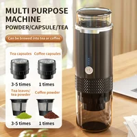 Coffee Maker Electric Capsule Grinding Coffee Brewer Portable Coffee Maker Suitable for Ground Coffee and Coffee Capsules 2