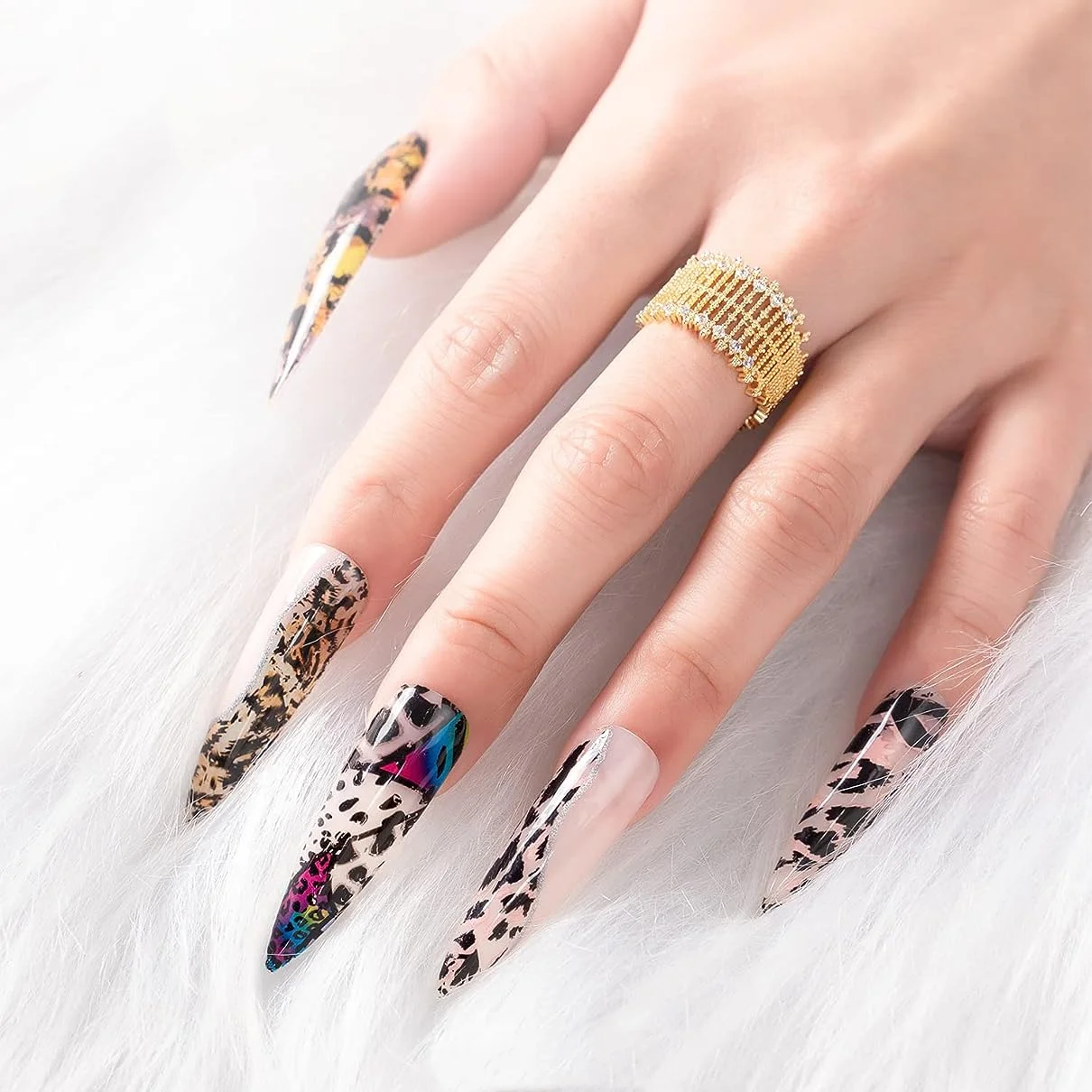 12g Transfer Foil Nail Gel Polish Semi-Permanent Varnish for Adhesive Sticker Nail Glue Soak Off UV LED Gel Art Decoration