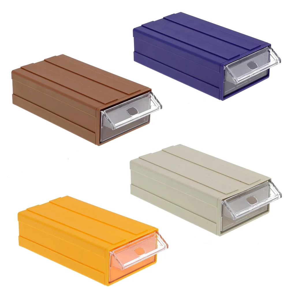 Storage Box 1PC Translucent Plastic Storage Box with Finger Grip Drawers Perfect for Multi purpose Organization 6