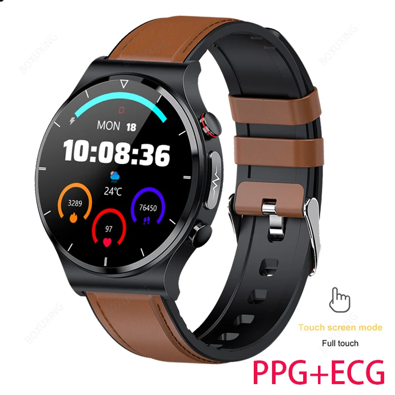 2022 New ECG+PPG Smart Watch Men Blood Pressure Heart Rate Watches IP68 Waterproof Fitness Tracker 1.32" 360*360 HD Smartwatch 